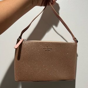 Pink sparkle Kate spade purse